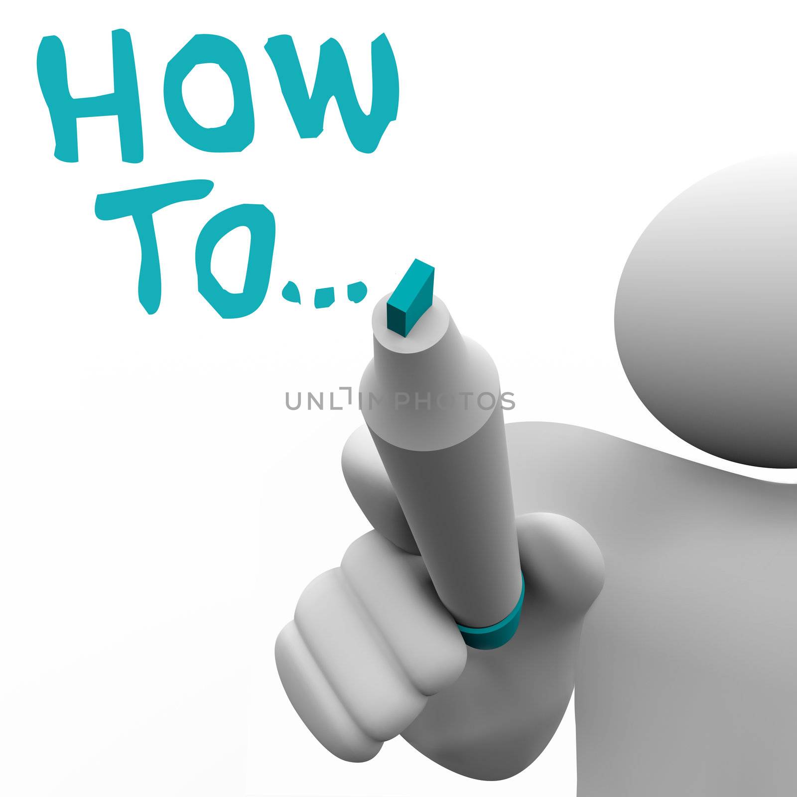 How To Advice Consultant Writes Words Instructions by iQoncept