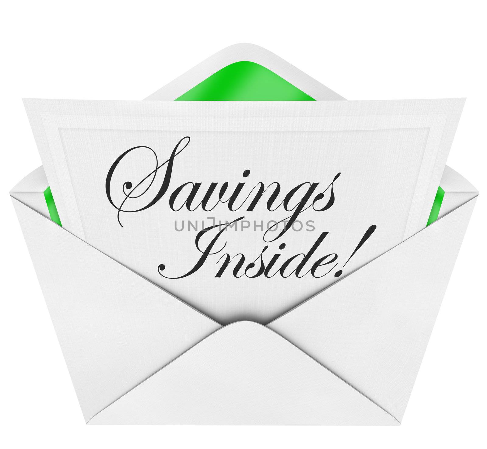 Savings Inside Envelope Coupons for Sale Discount Event by iQoncept