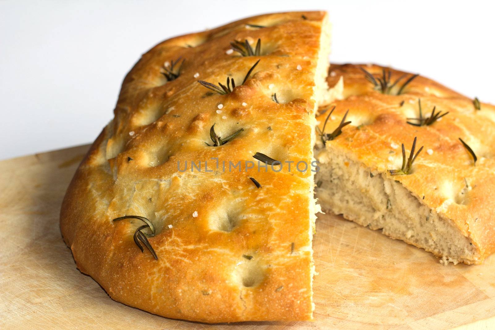 A loaf of Foccacia Bread