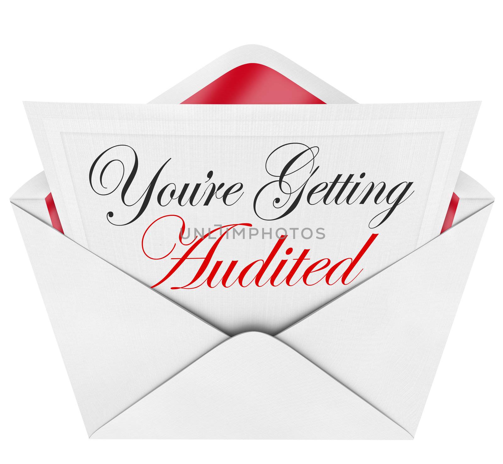 You're Getting Audited - Envelope Formal Invitation Notice by iQoncept