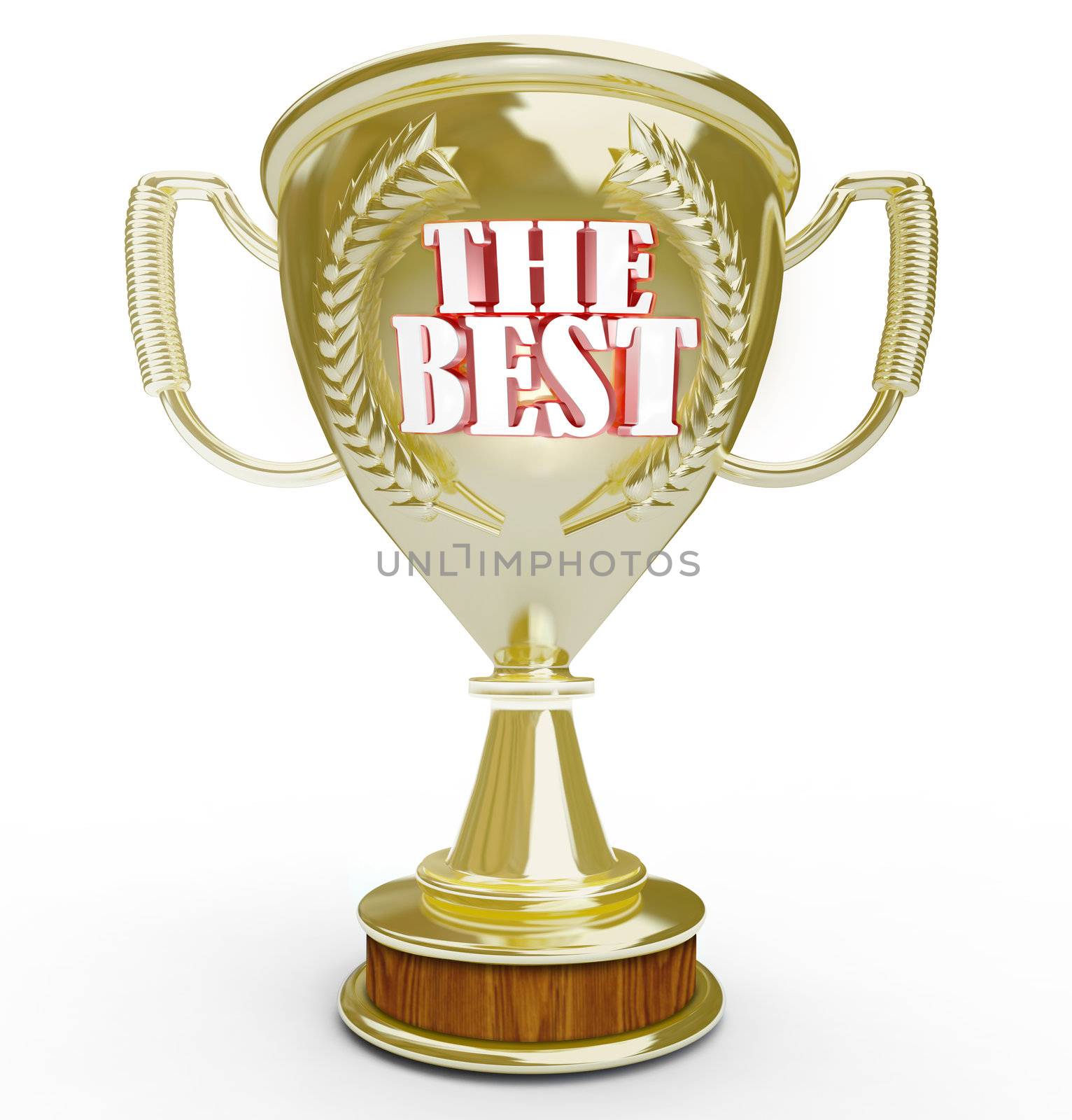 The Best Golden Trophy Top Winner of Competition by iQoncept