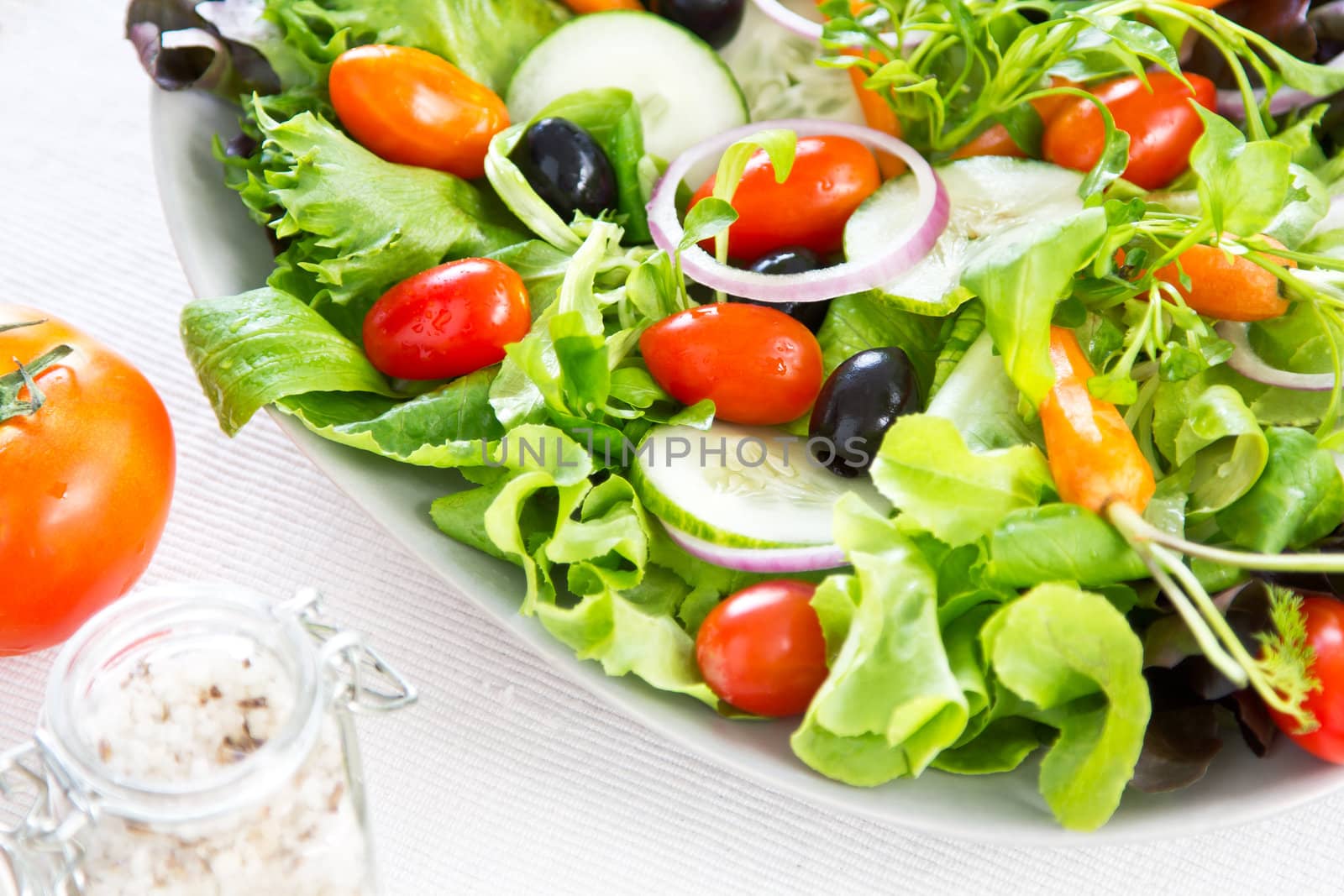Fresh Vegetables salad by vanillaechoes