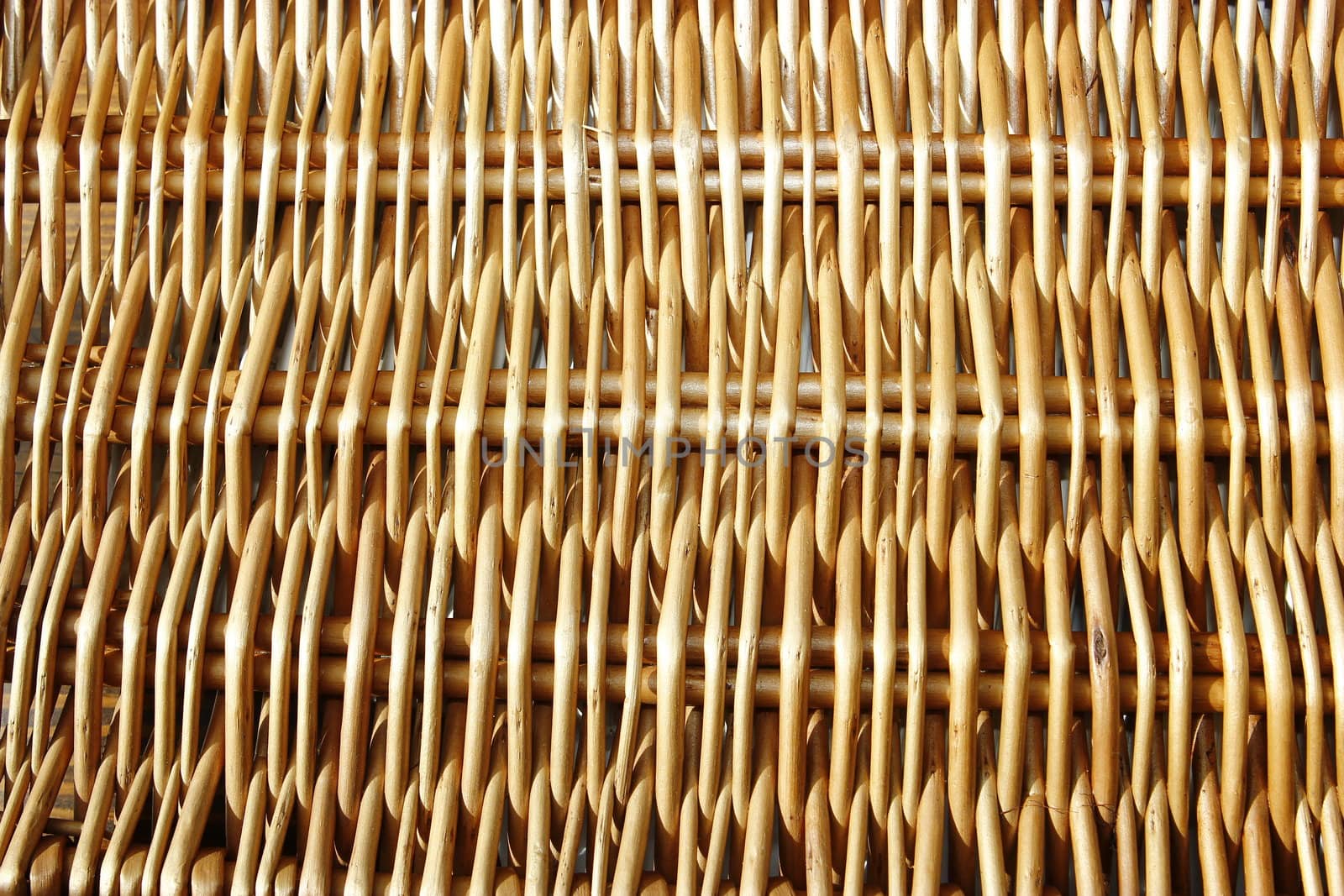 part of wicker basket