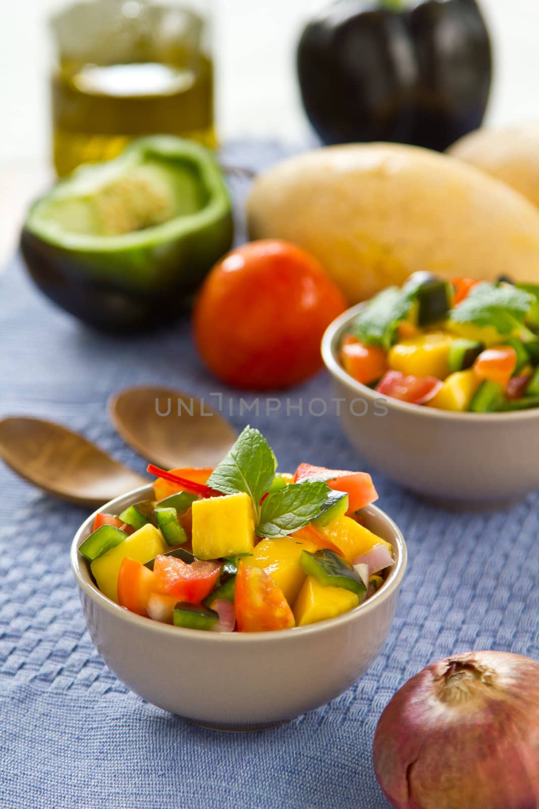 Mango salsa by vanillaechoes