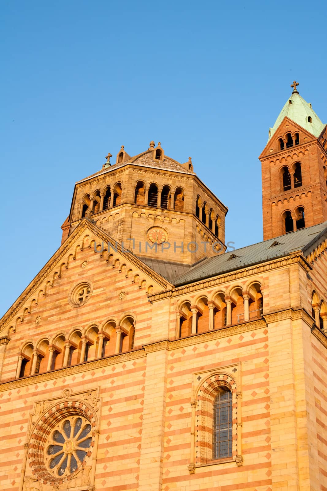 A gothic church in Speyer in Germany
