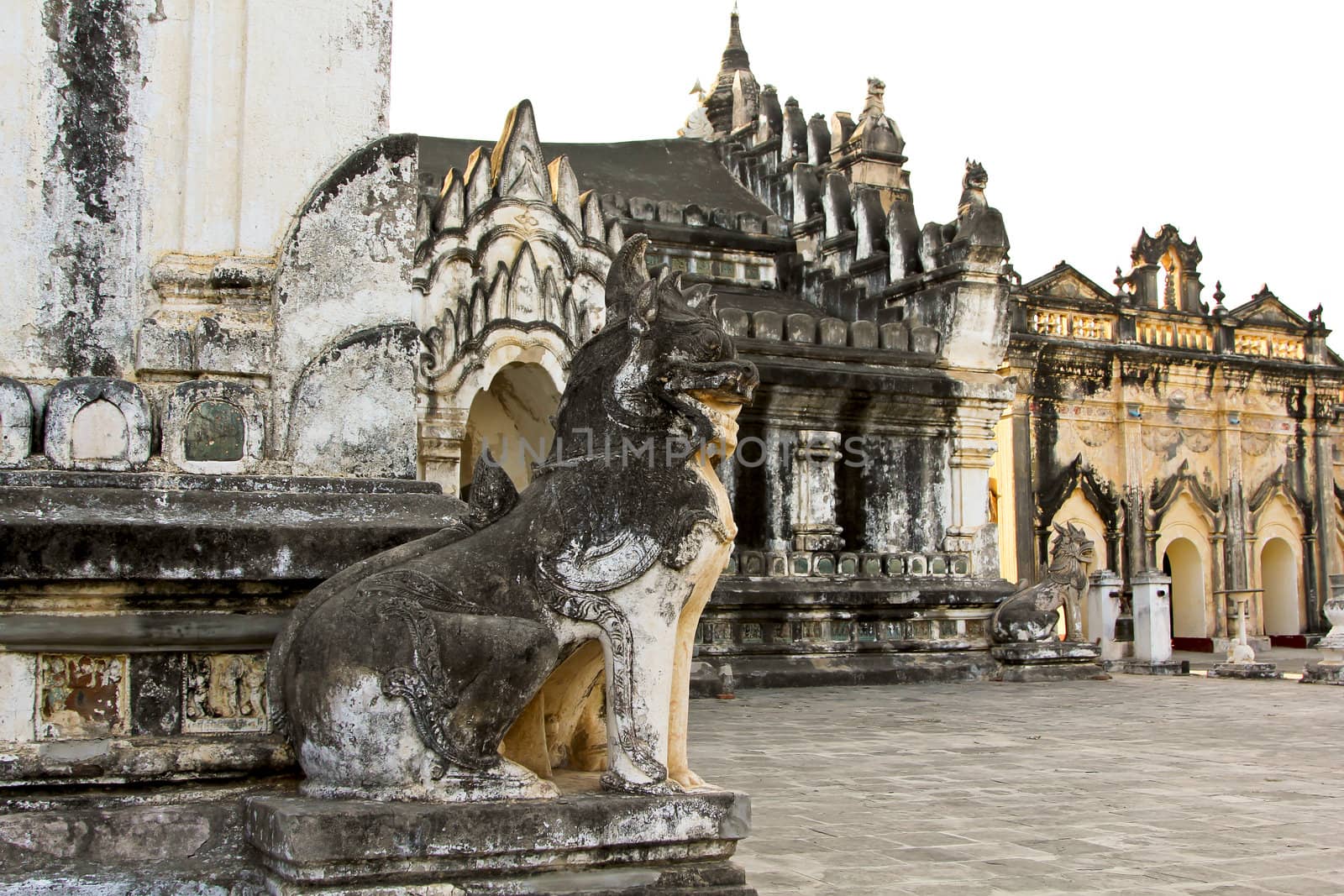 Detail of Ananda Temple in Bagan,Burma by vanillaechoes
