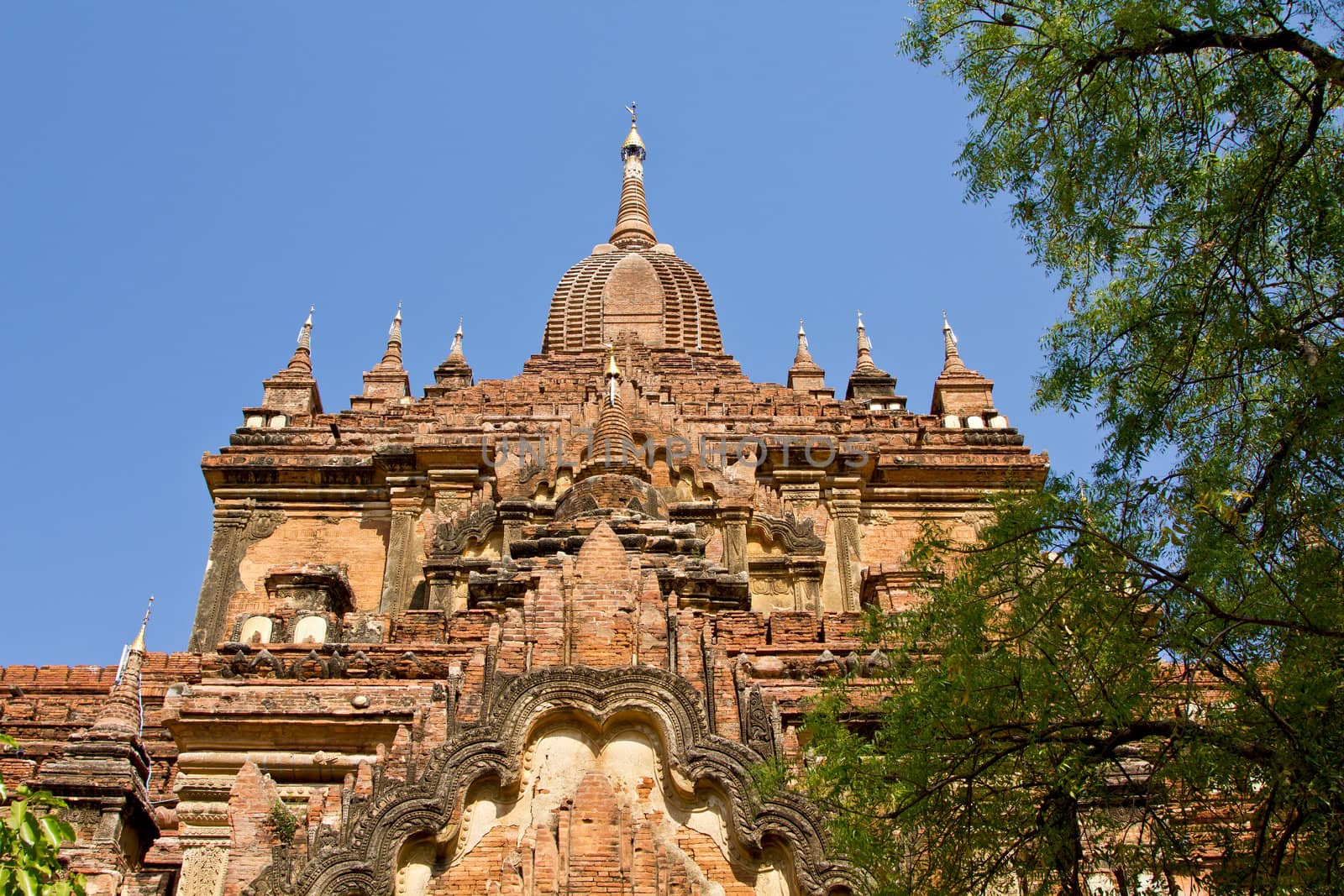 Pagoda in one of the Temples in Bagan,Burma