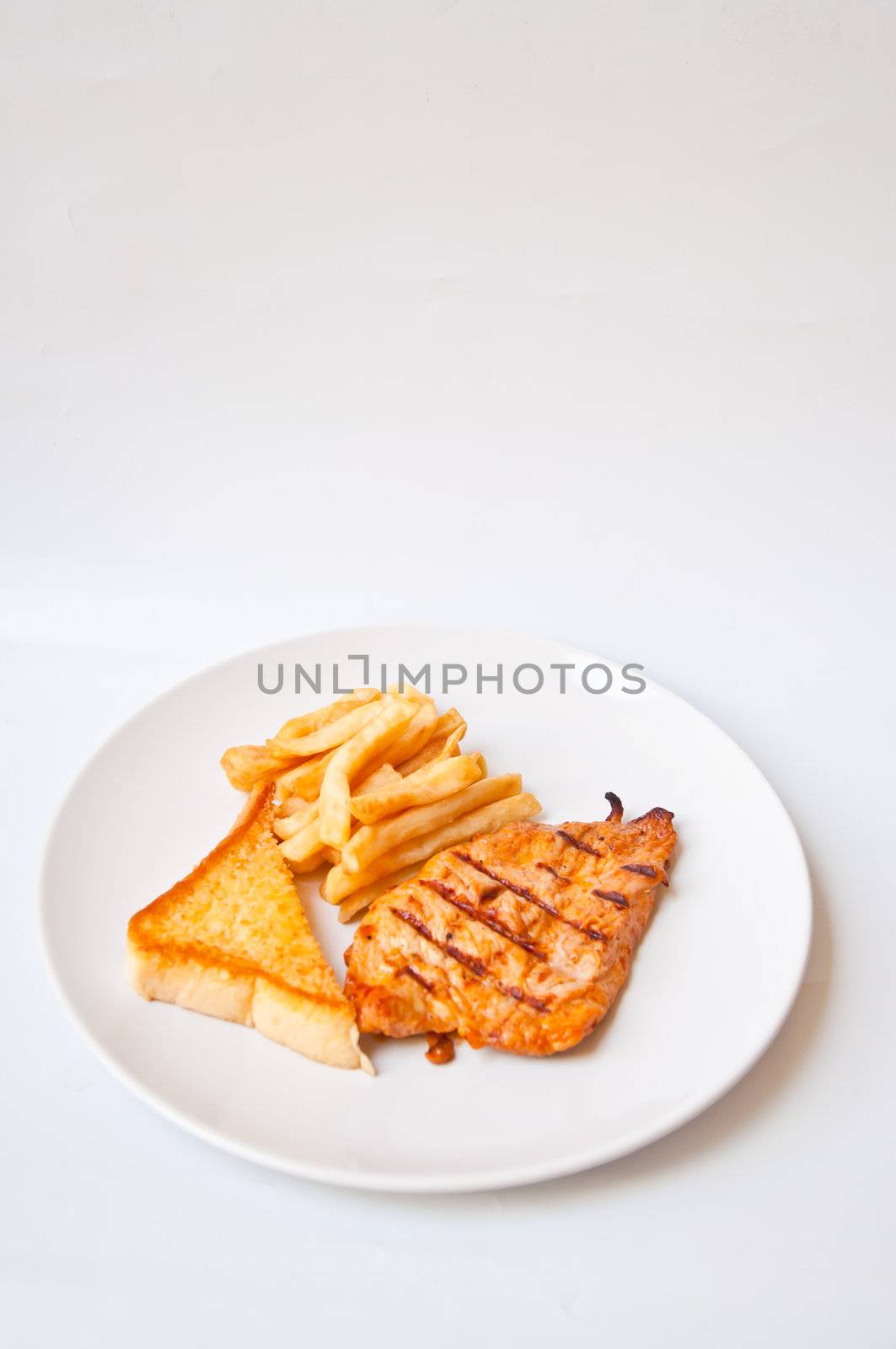 Chicken steak by buffaloboy