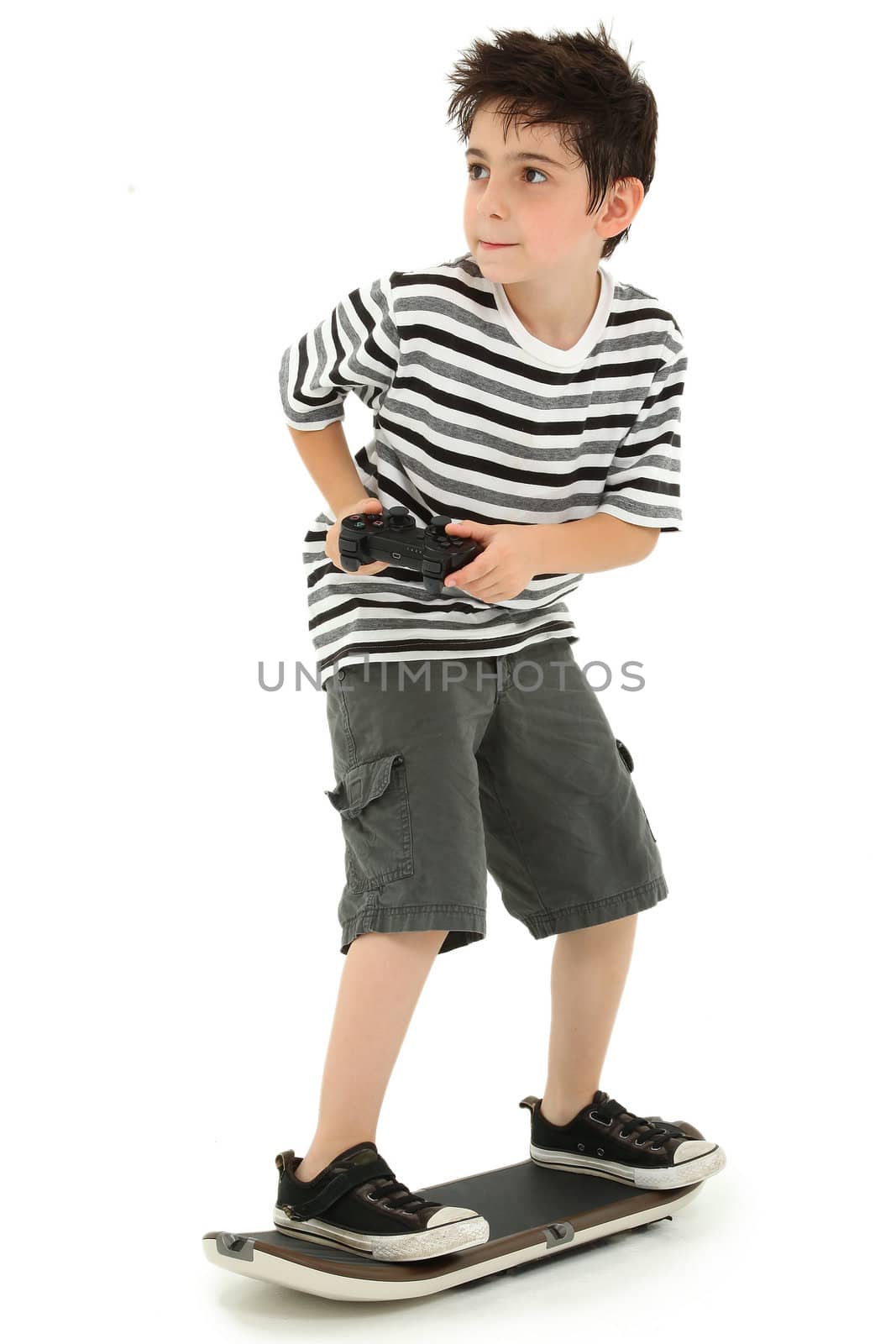 Video Game Skateboard Player Child by duplass