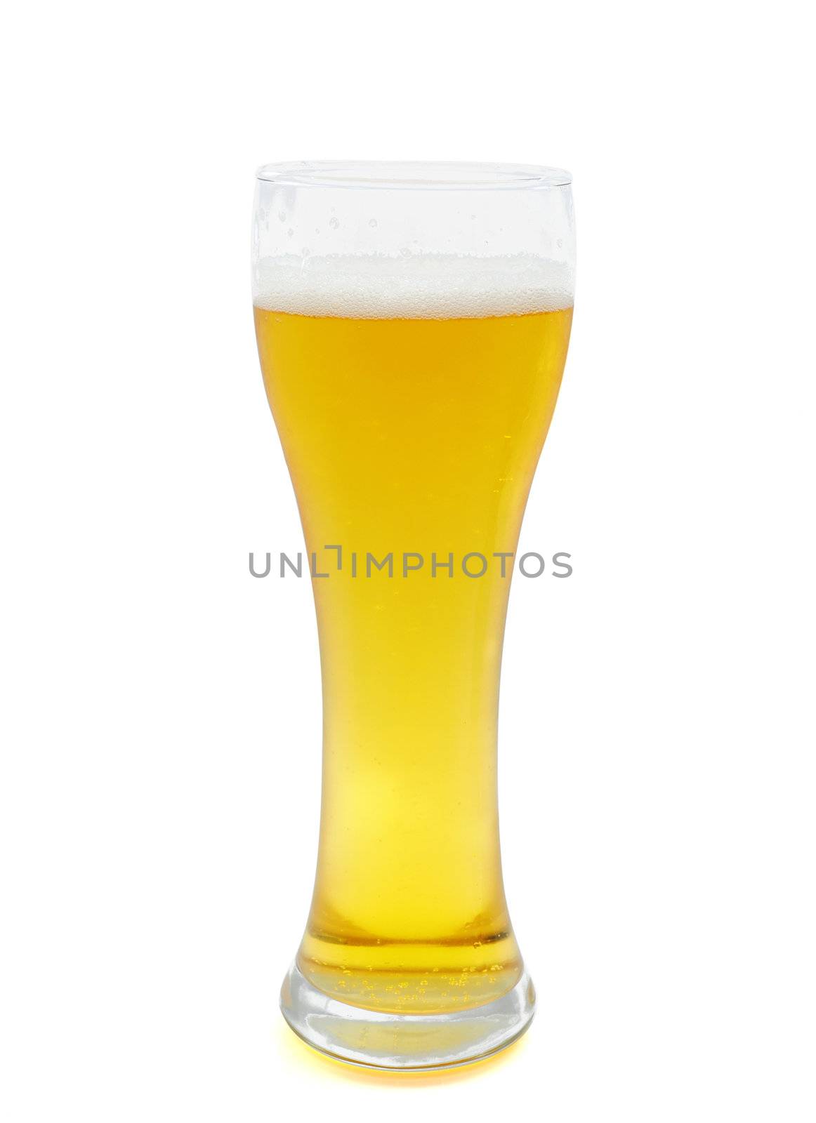 Cold beer with clipping path