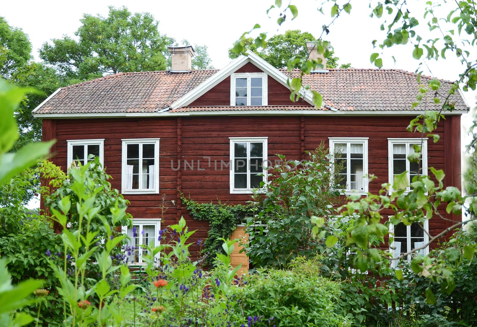 A typical farm in northern Sweden which is also featured on the UNESCO