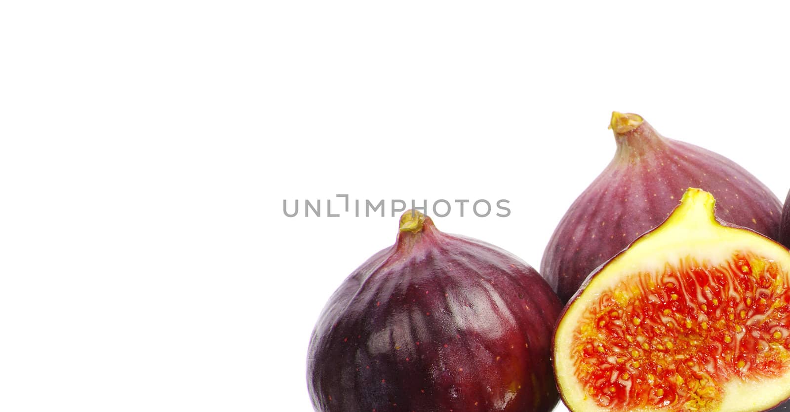 fig isolated on a white