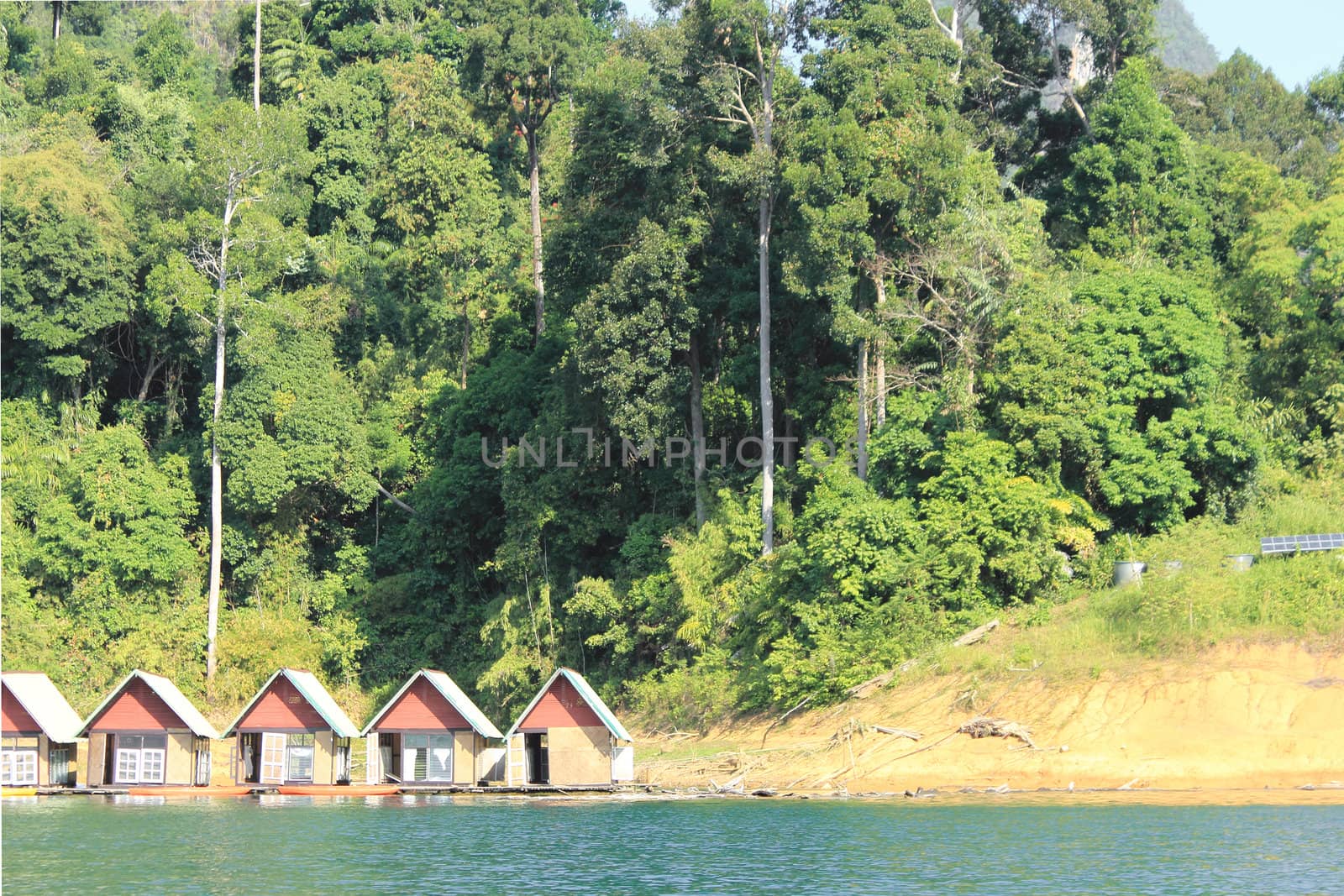 Cheow Larn Lake at Khao Sok National Park in Southern Thailand