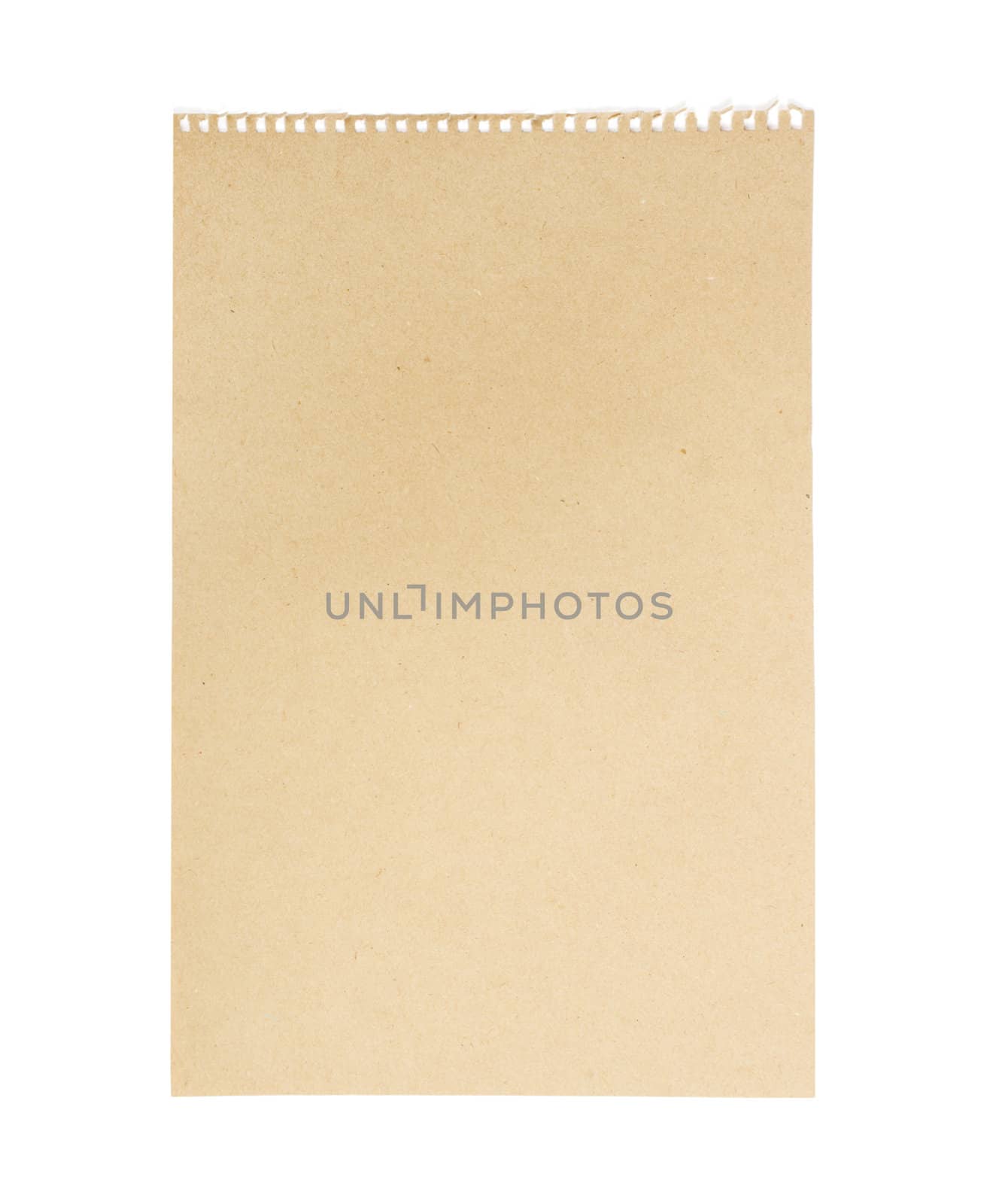 page of paper