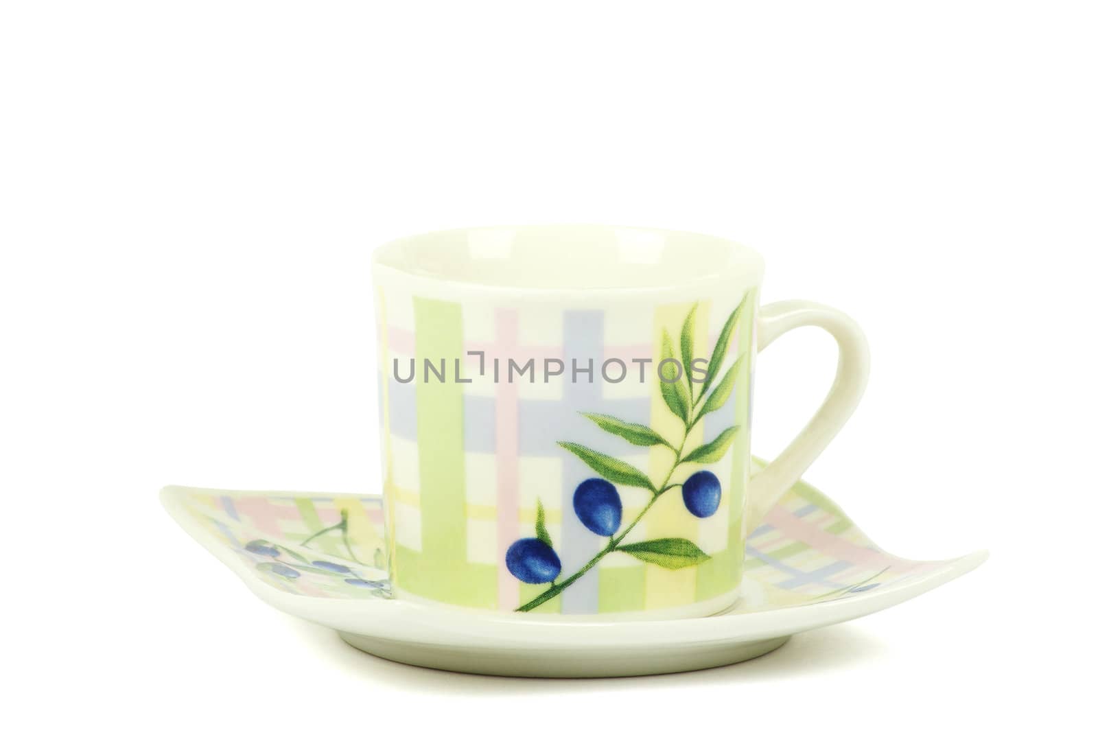 Original coffee cup on a white background