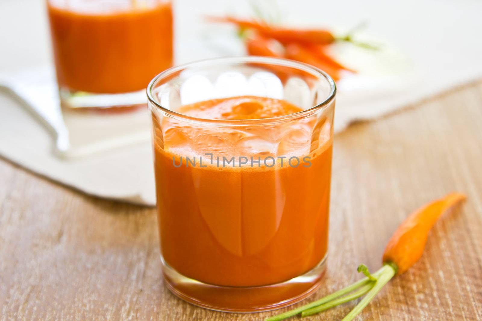 Carrot juice by baby carrot
