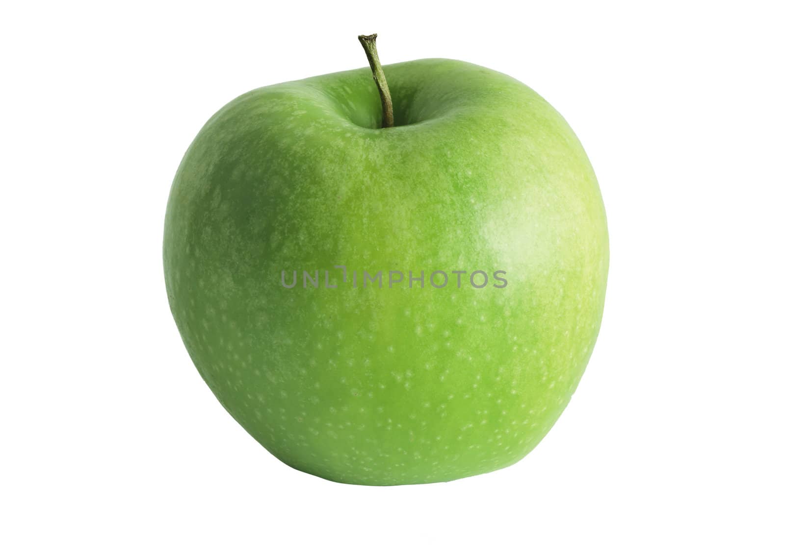 green apple isolated on white