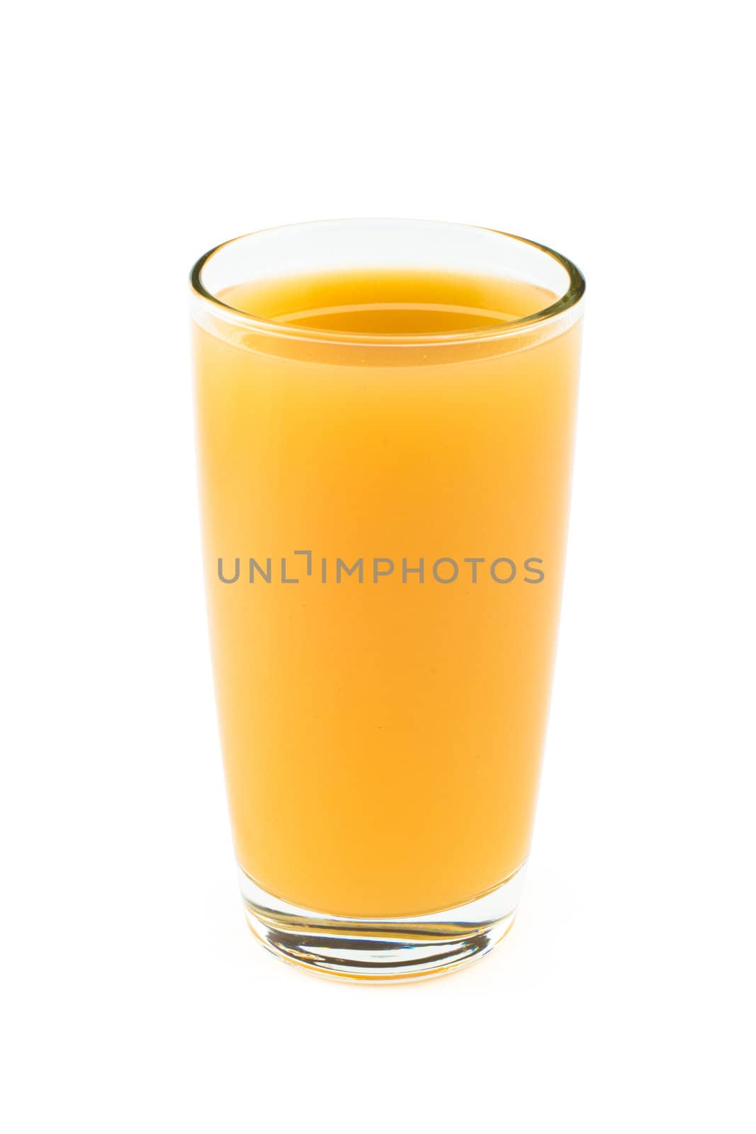 Full glass of orange juice