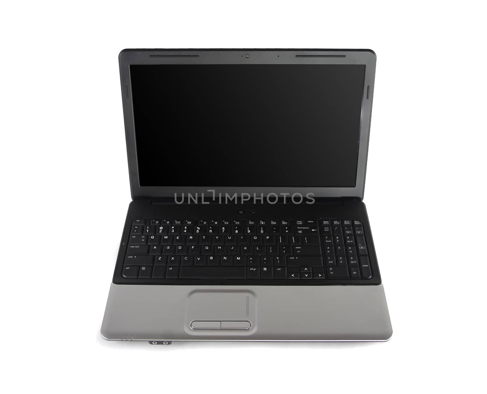 Laptop isolated on white