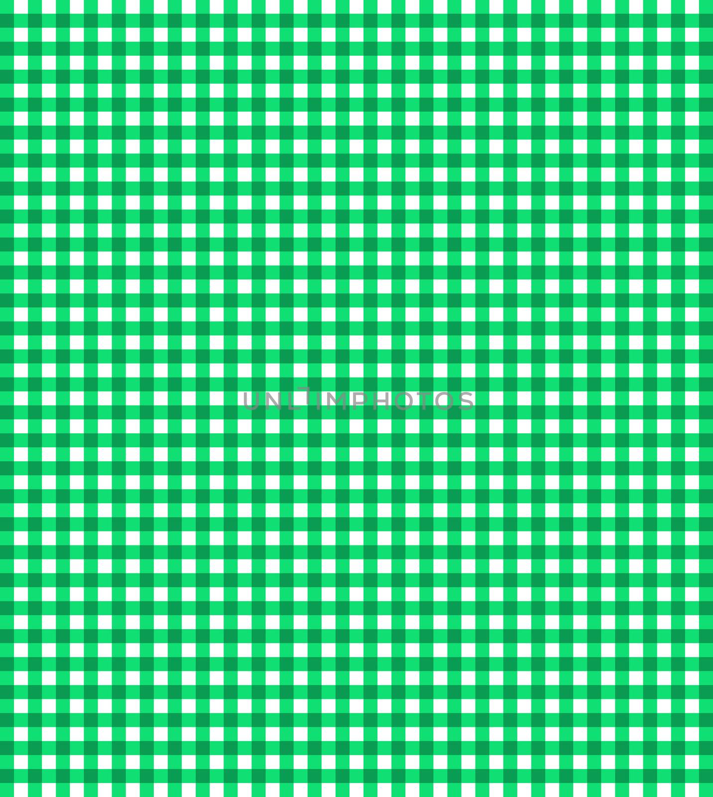 Green vector checkered picnic tablecloth