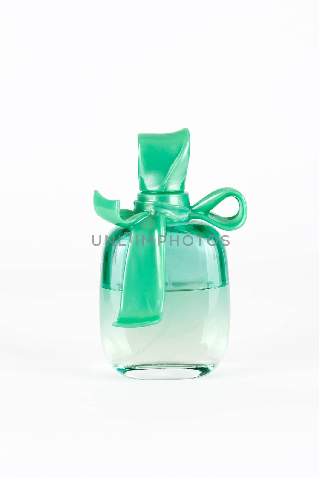 women's perfume in beautiful bottle isolated