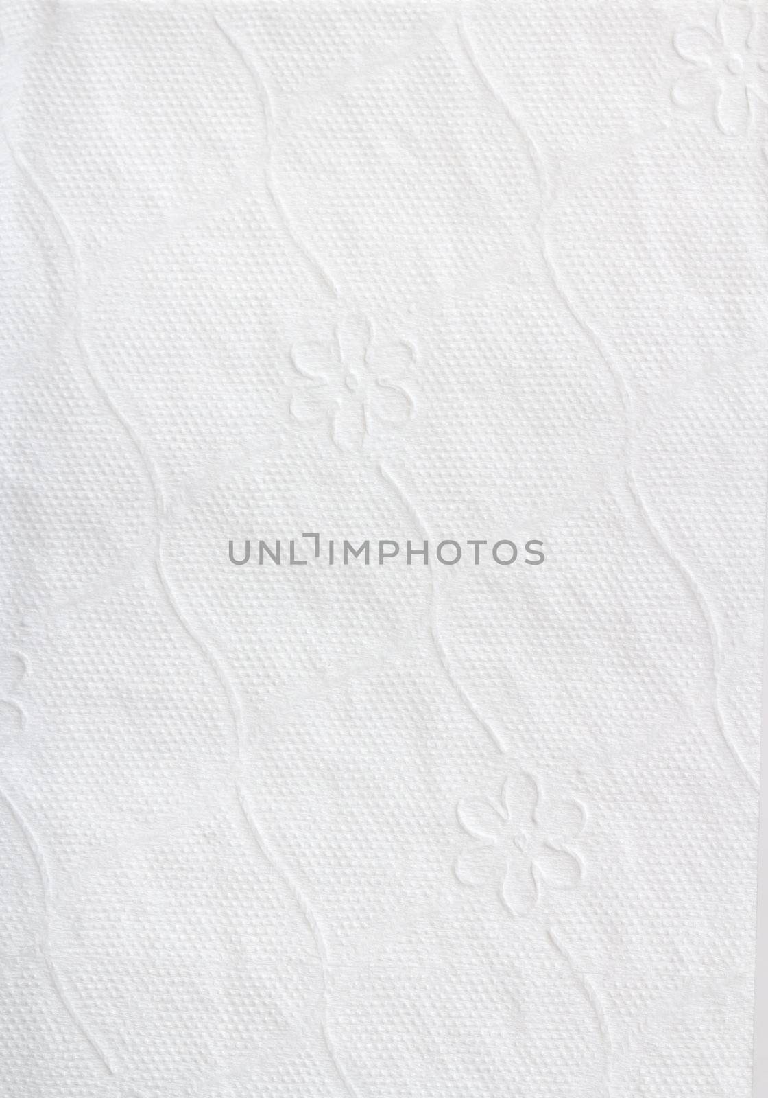 Texture of white tissue paper