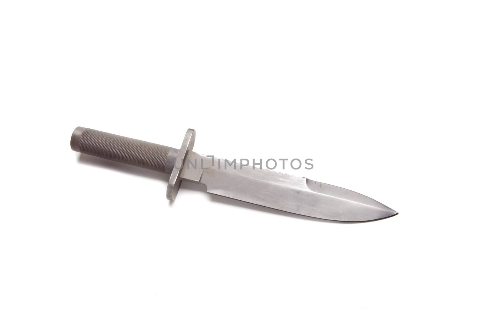 Knife on a white background