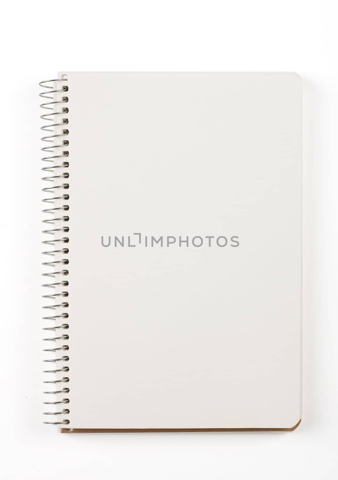 Note book isolated on white