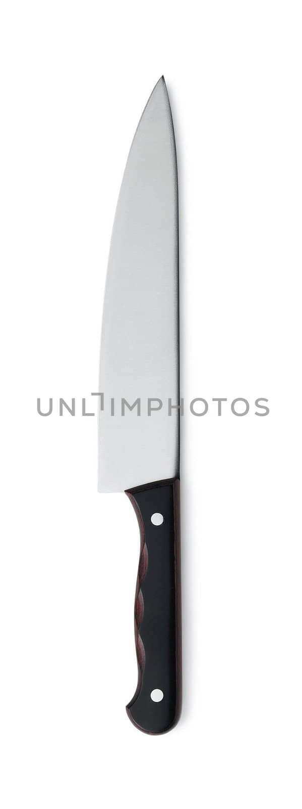 isolated knife on white background