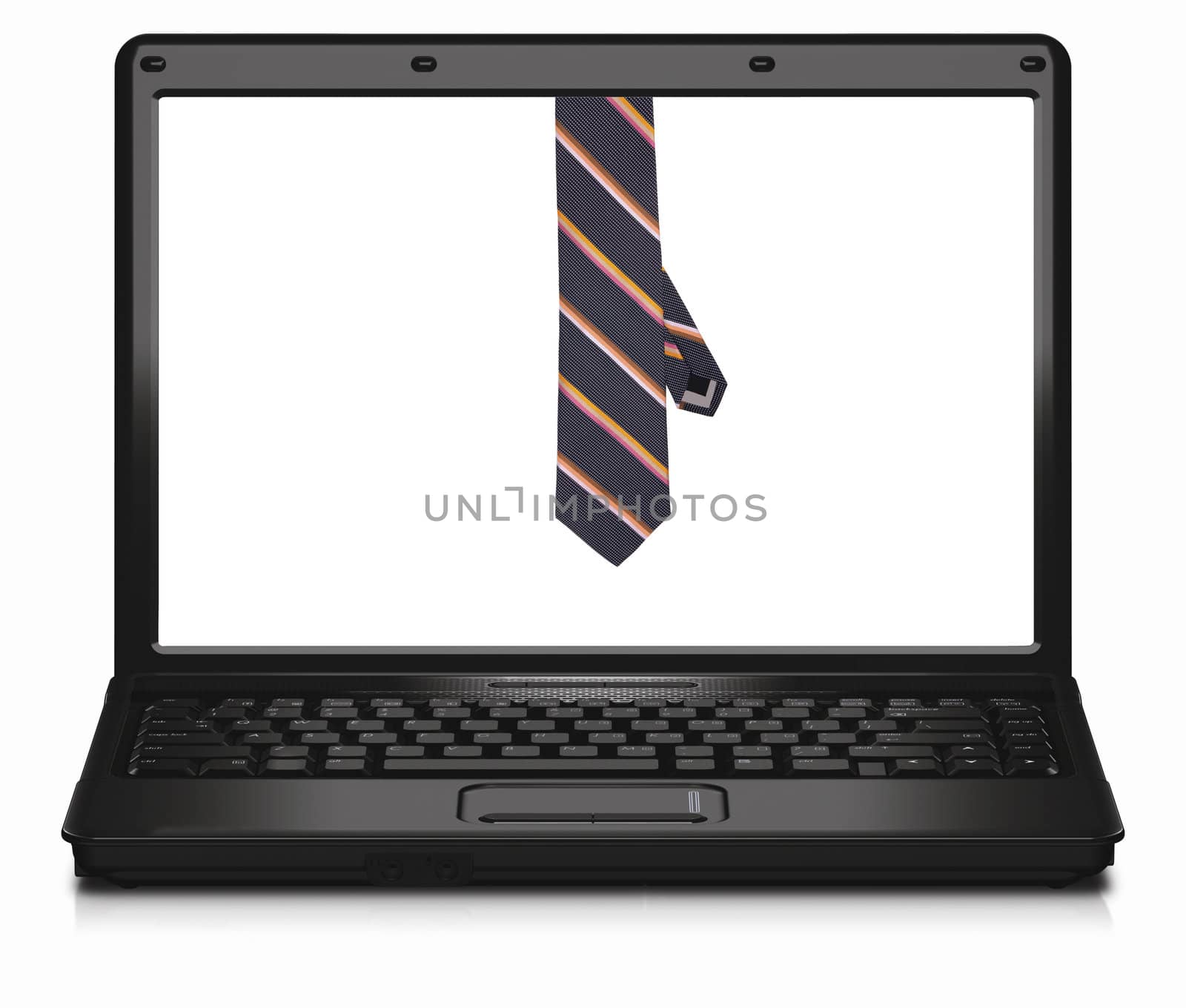 tie in laptop