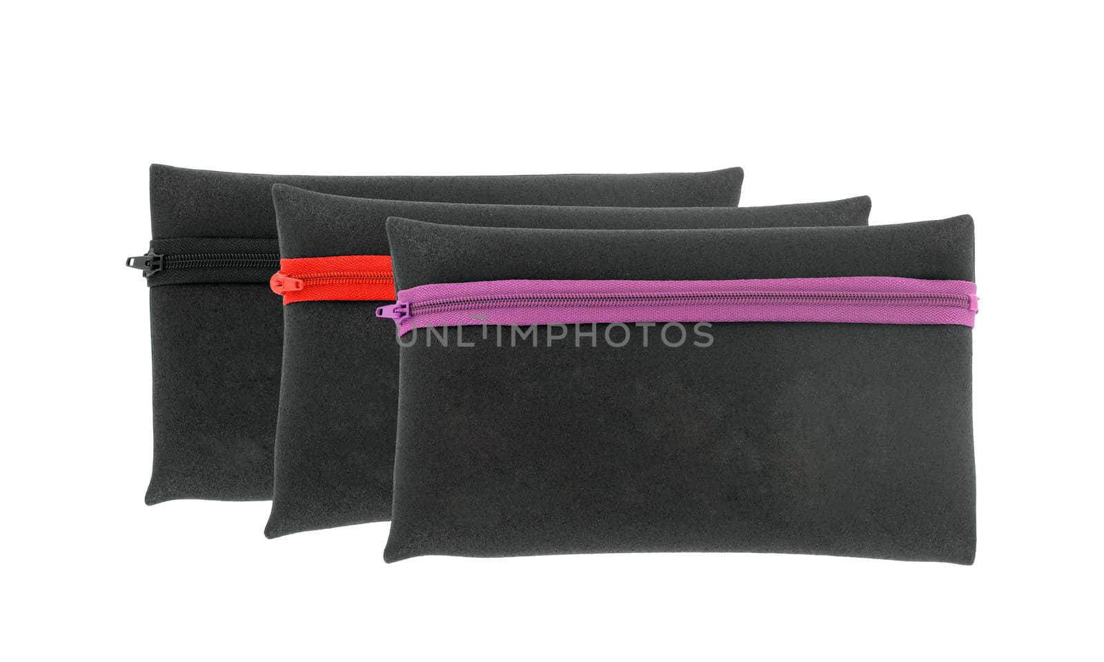 pencil-case on white background