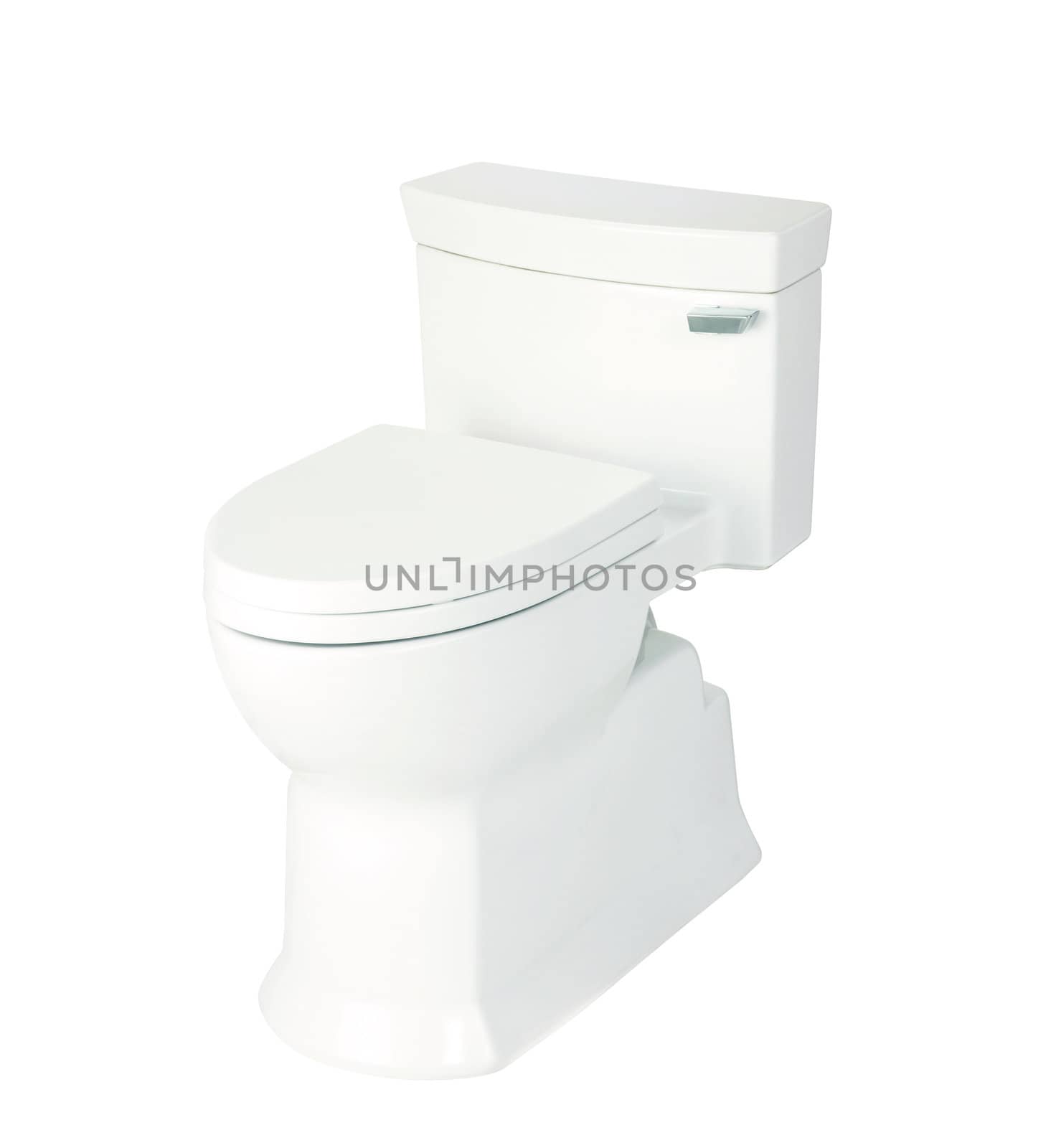 toilet bowl, photo on the white background