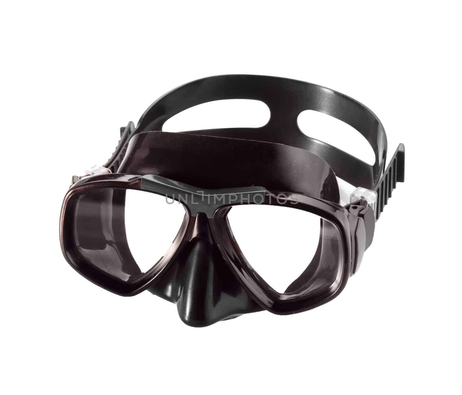 diving mask isolated on white background
