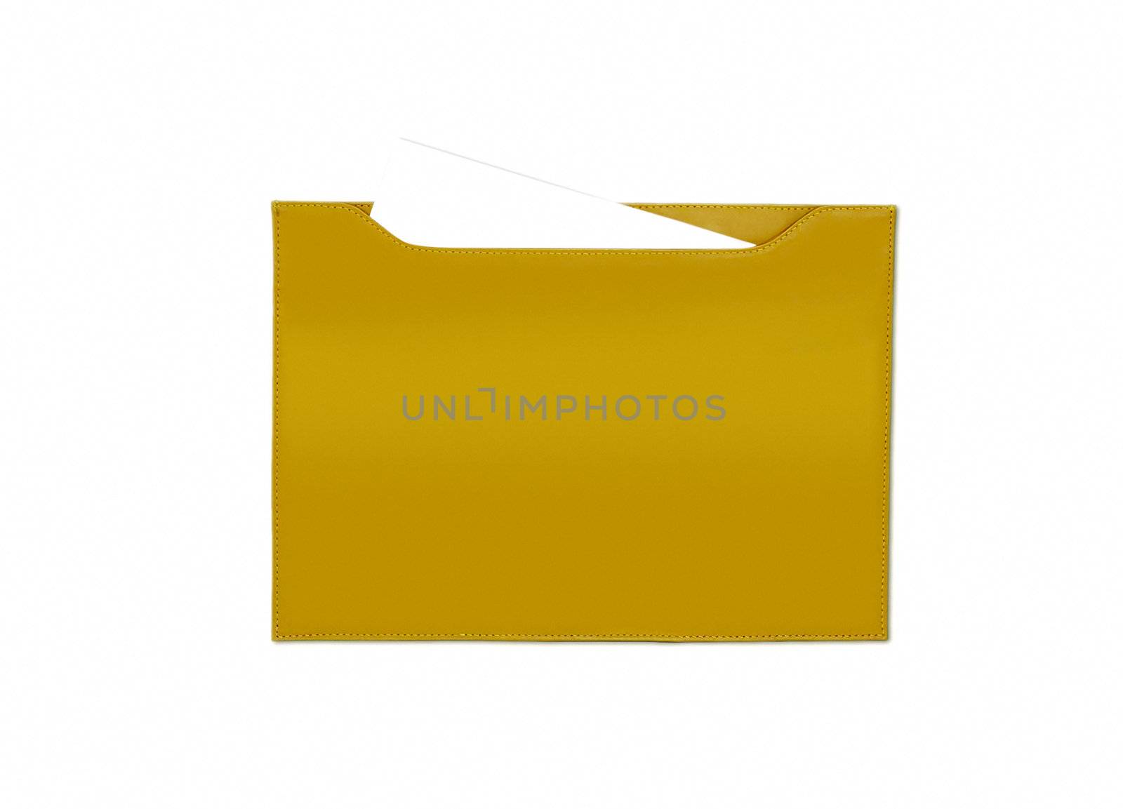leather folder