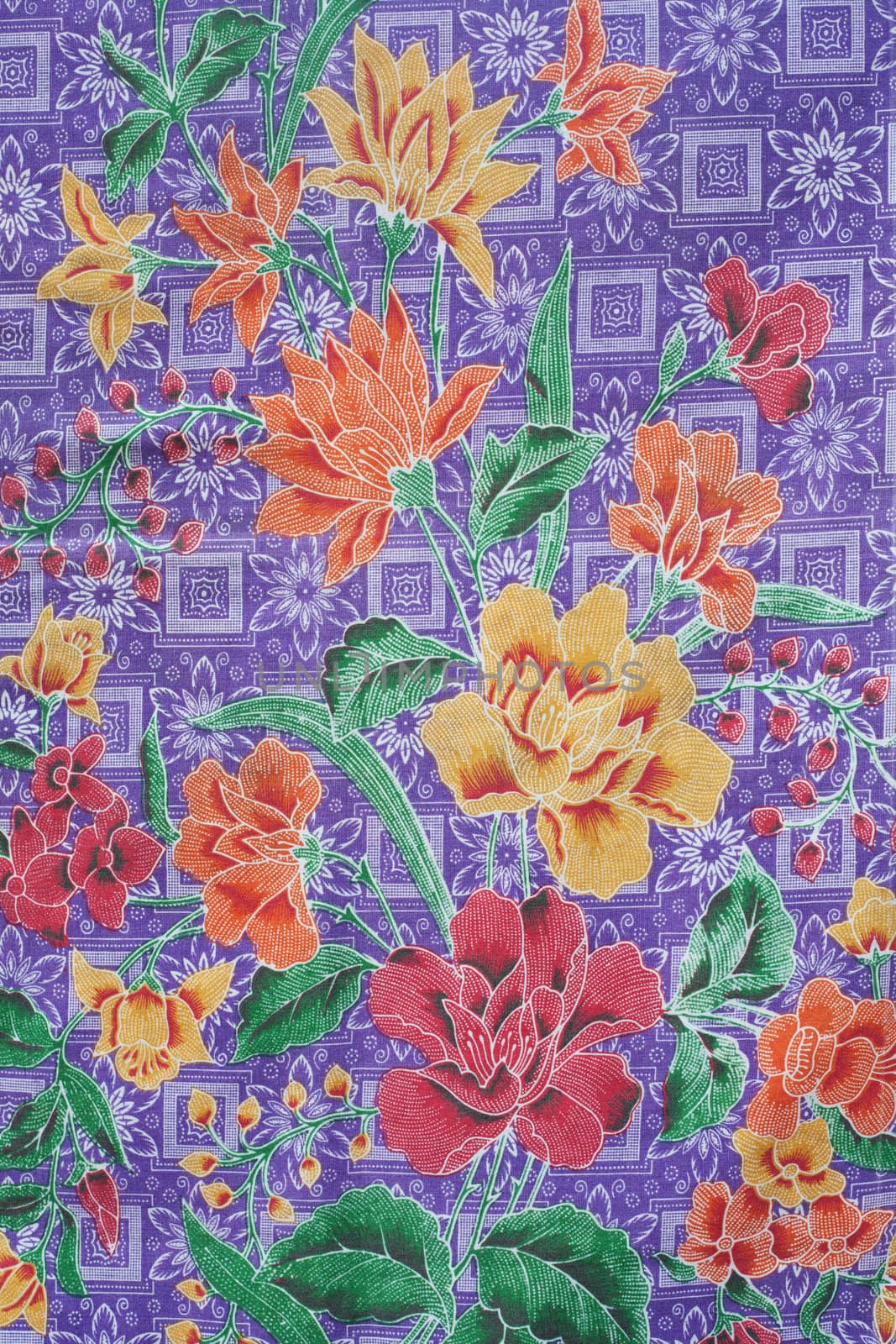 Batik design in Thailand