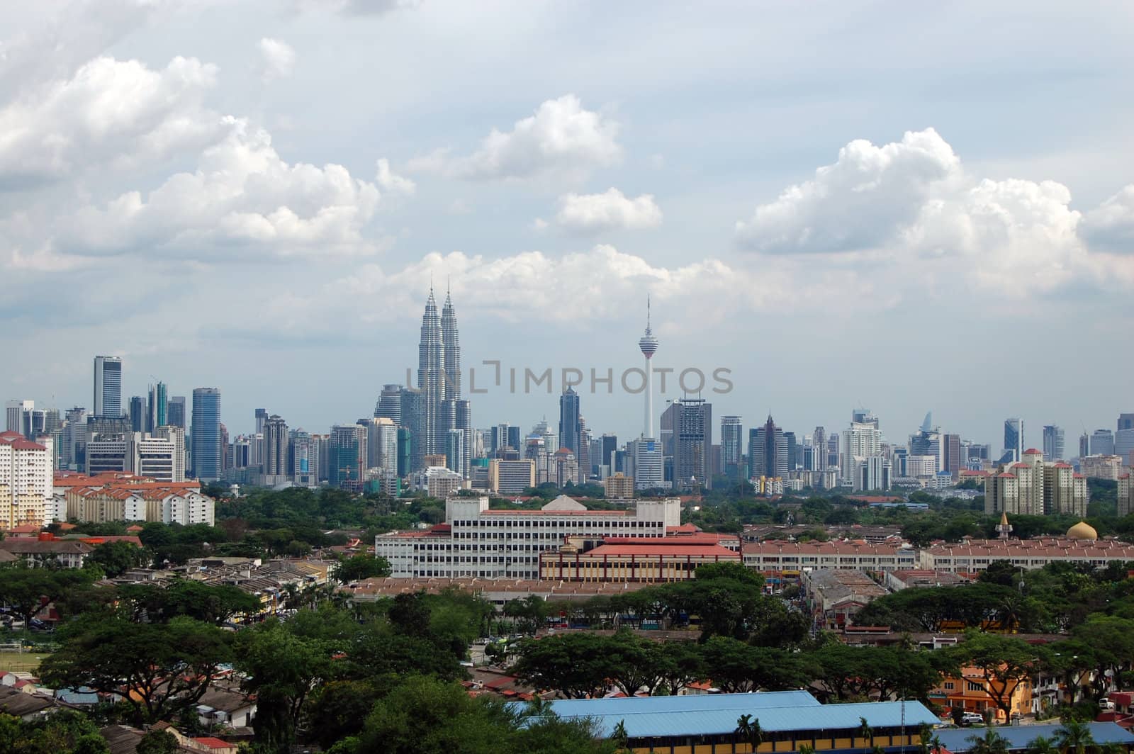 Kuala Lumpur city center scenic view by danemo