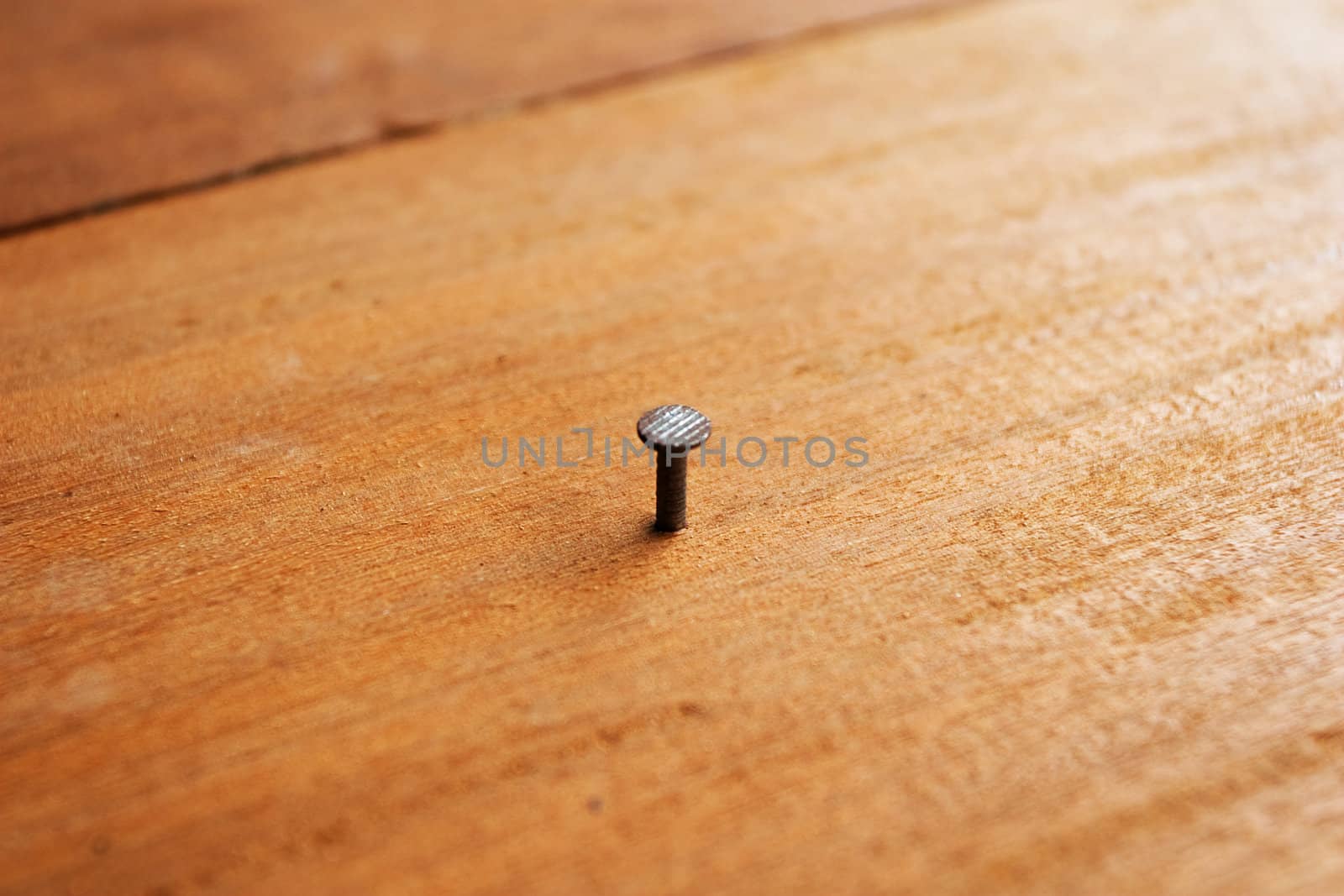 Nail and wood