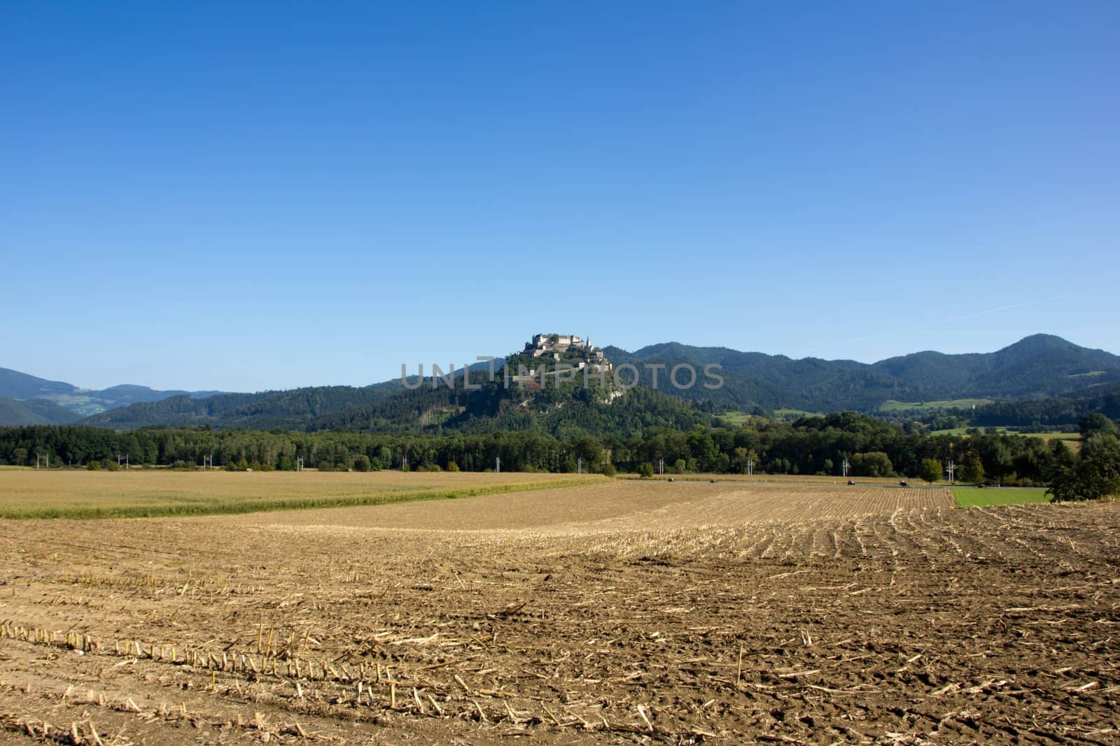 A beautiful castle in the landscape by gwolters