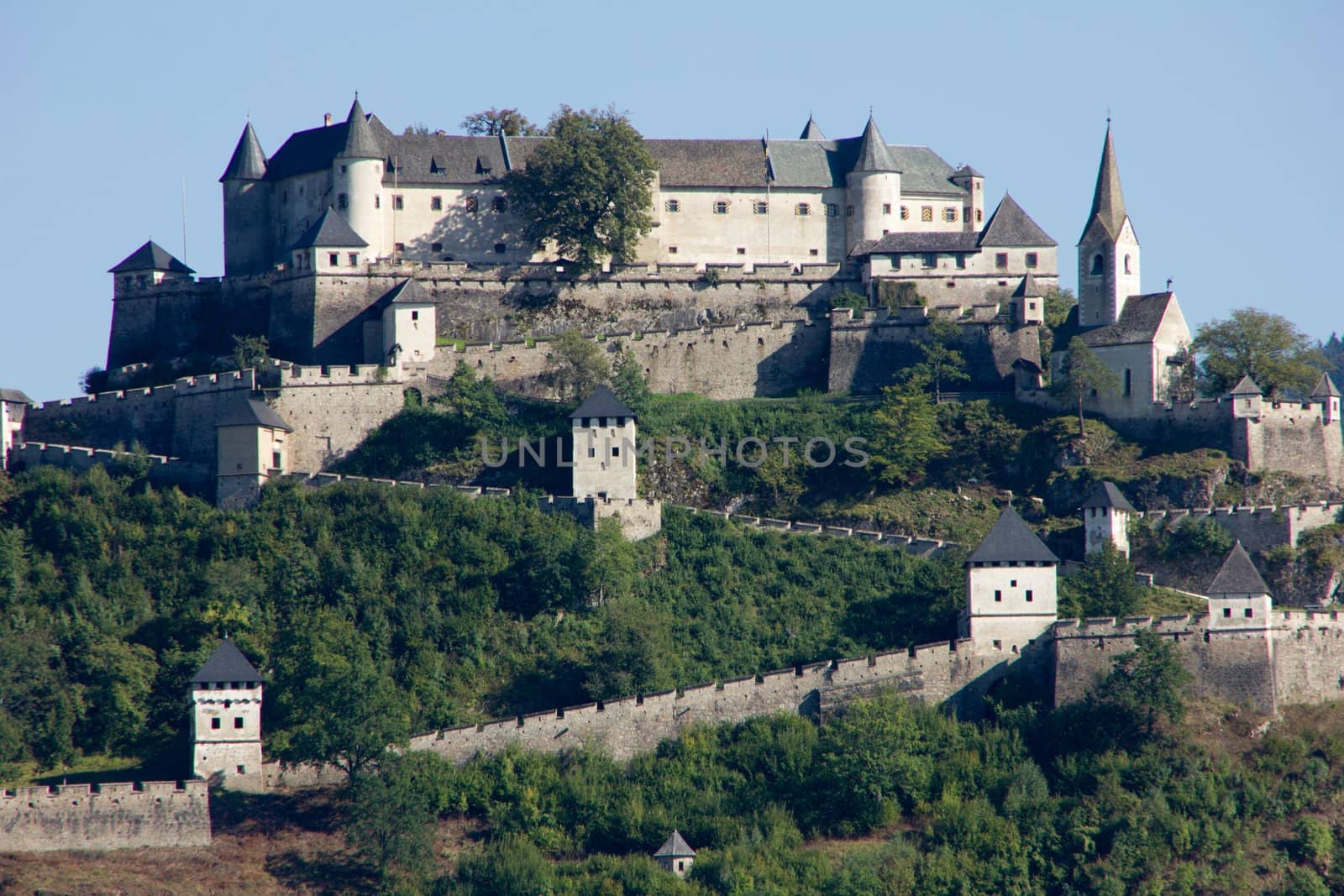 A beautiful castle in the landscape