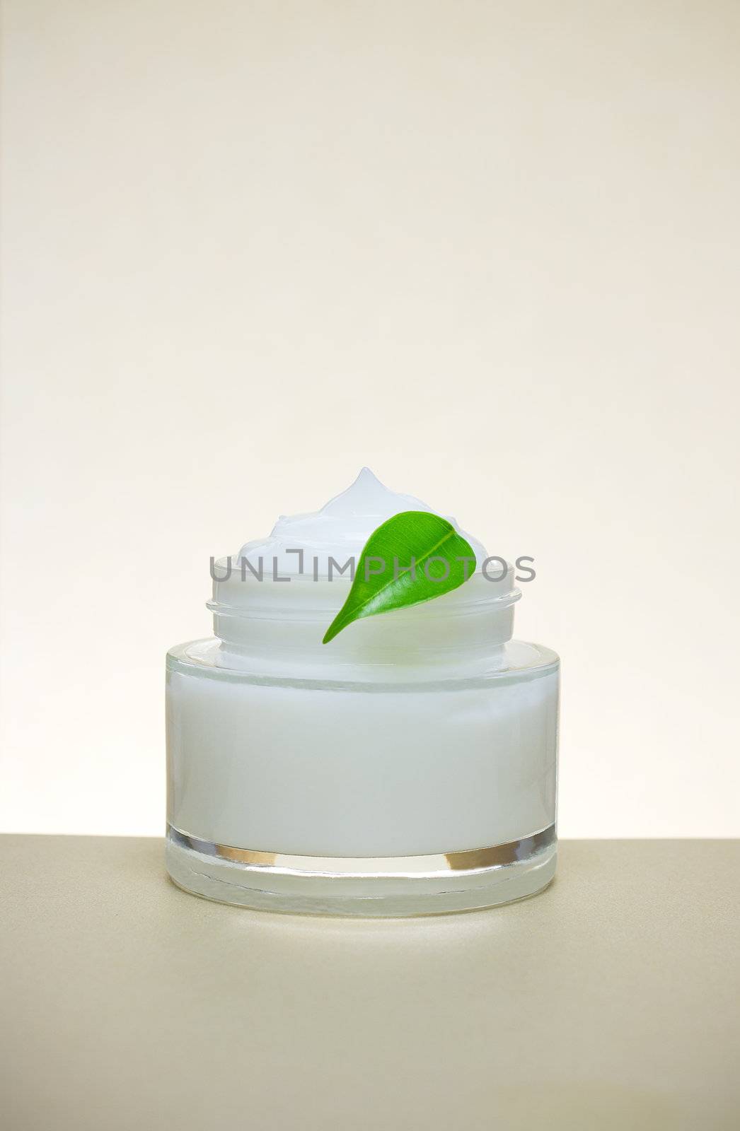 Face care isolated on the white background.