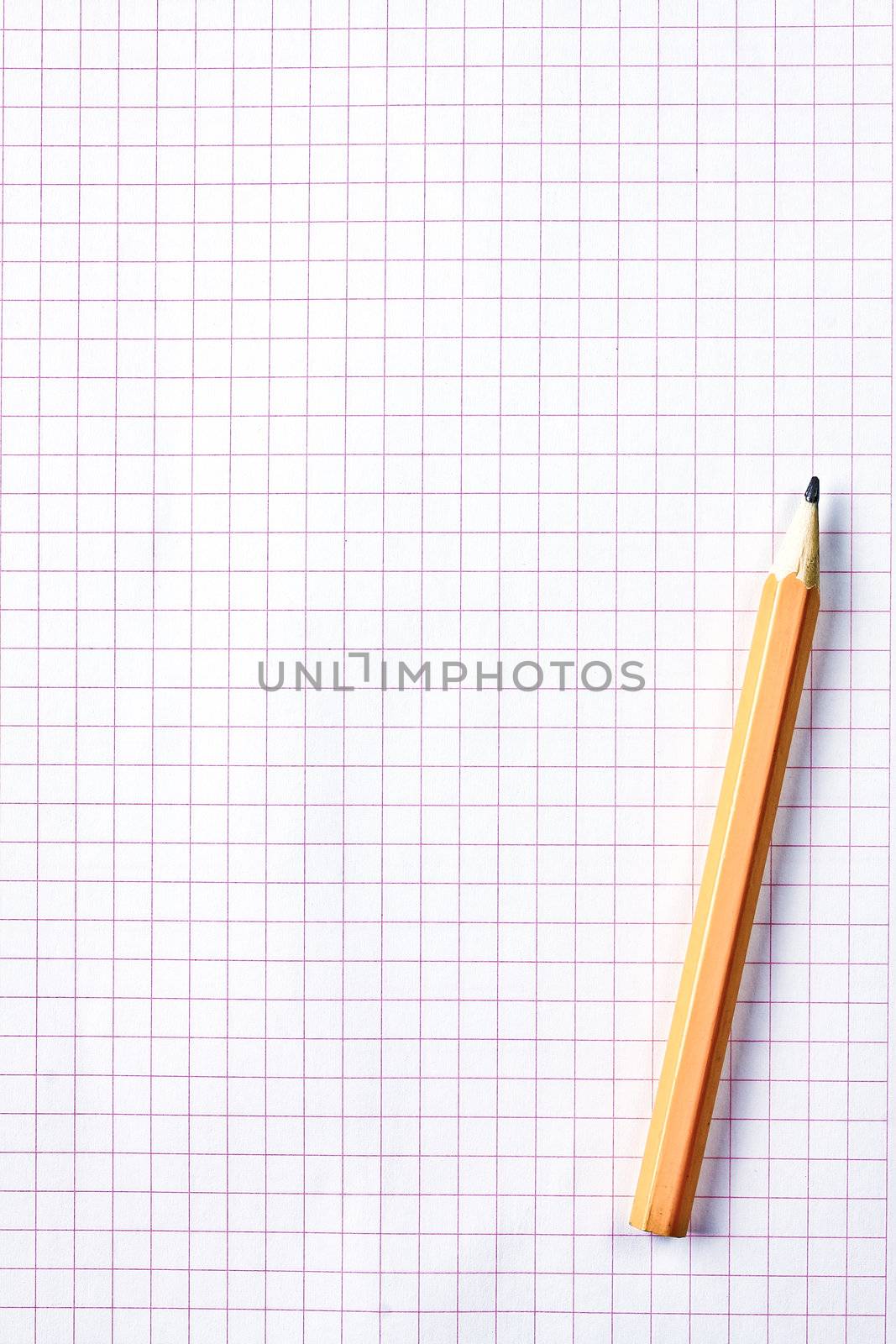 square sheet of paper and pencil