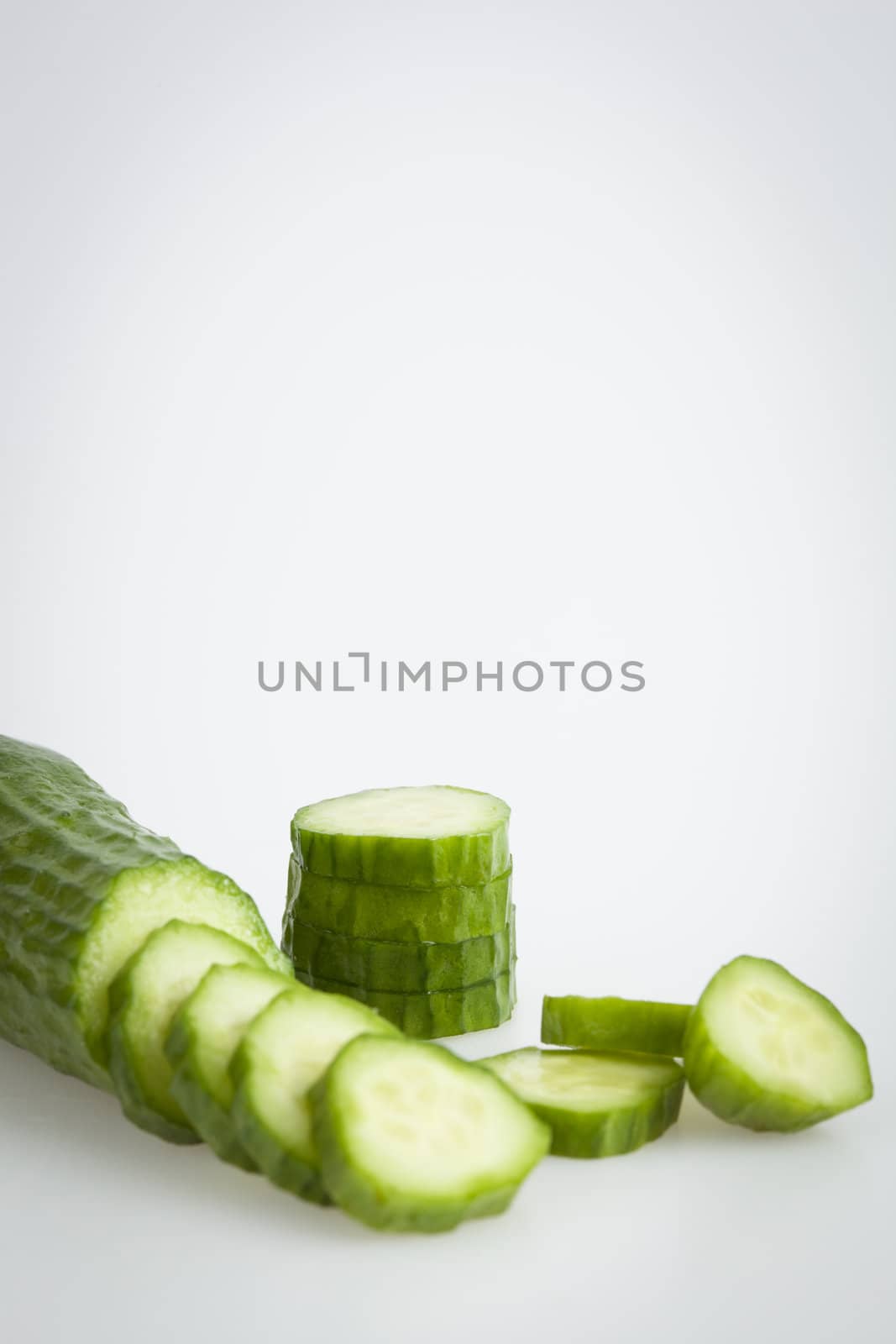 Cucumber close-up by Izaphoto