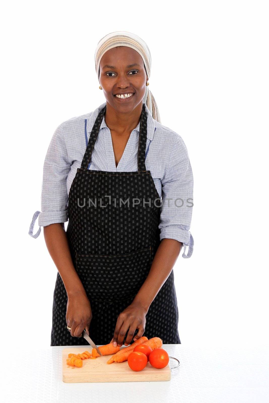 Housewife Preparing Food by fouroaks