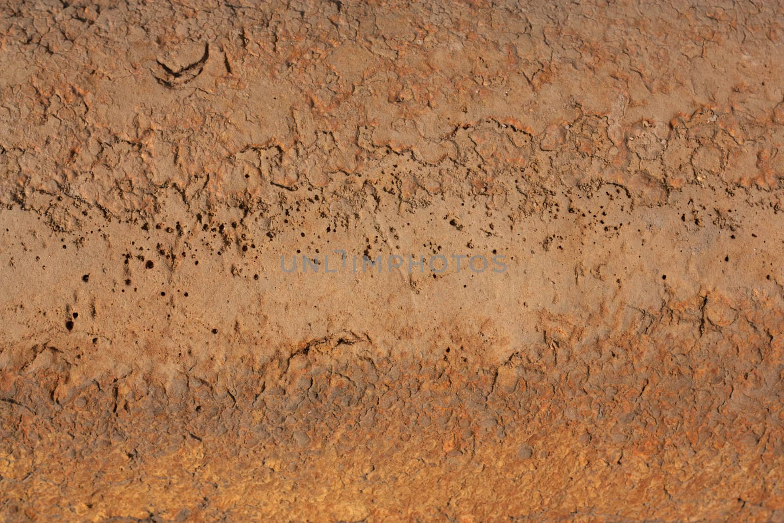 Rusted metal surface closeup background.  by schankz