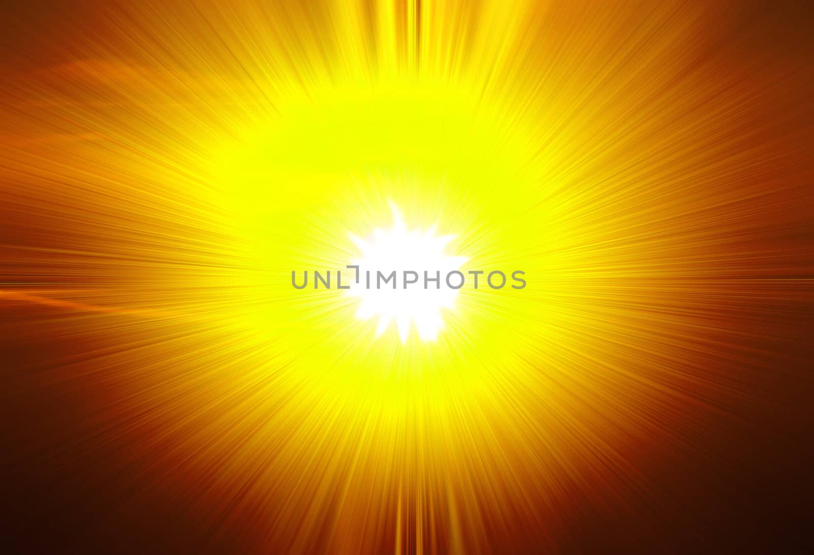 A star burst or lens flare over a black background. It also look by schankz