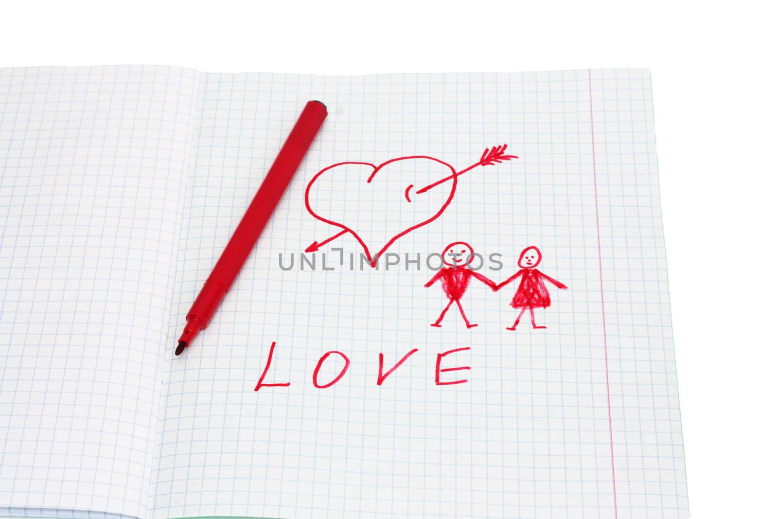 Note of love  by schankz