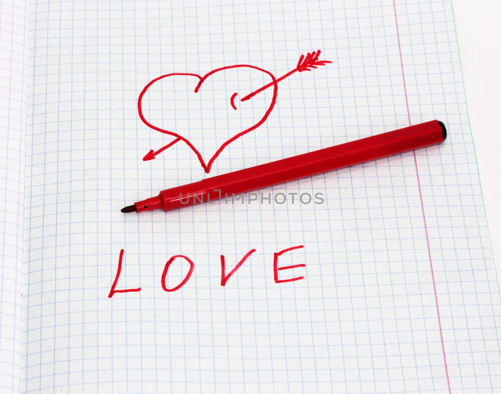 Note of love  by schankz