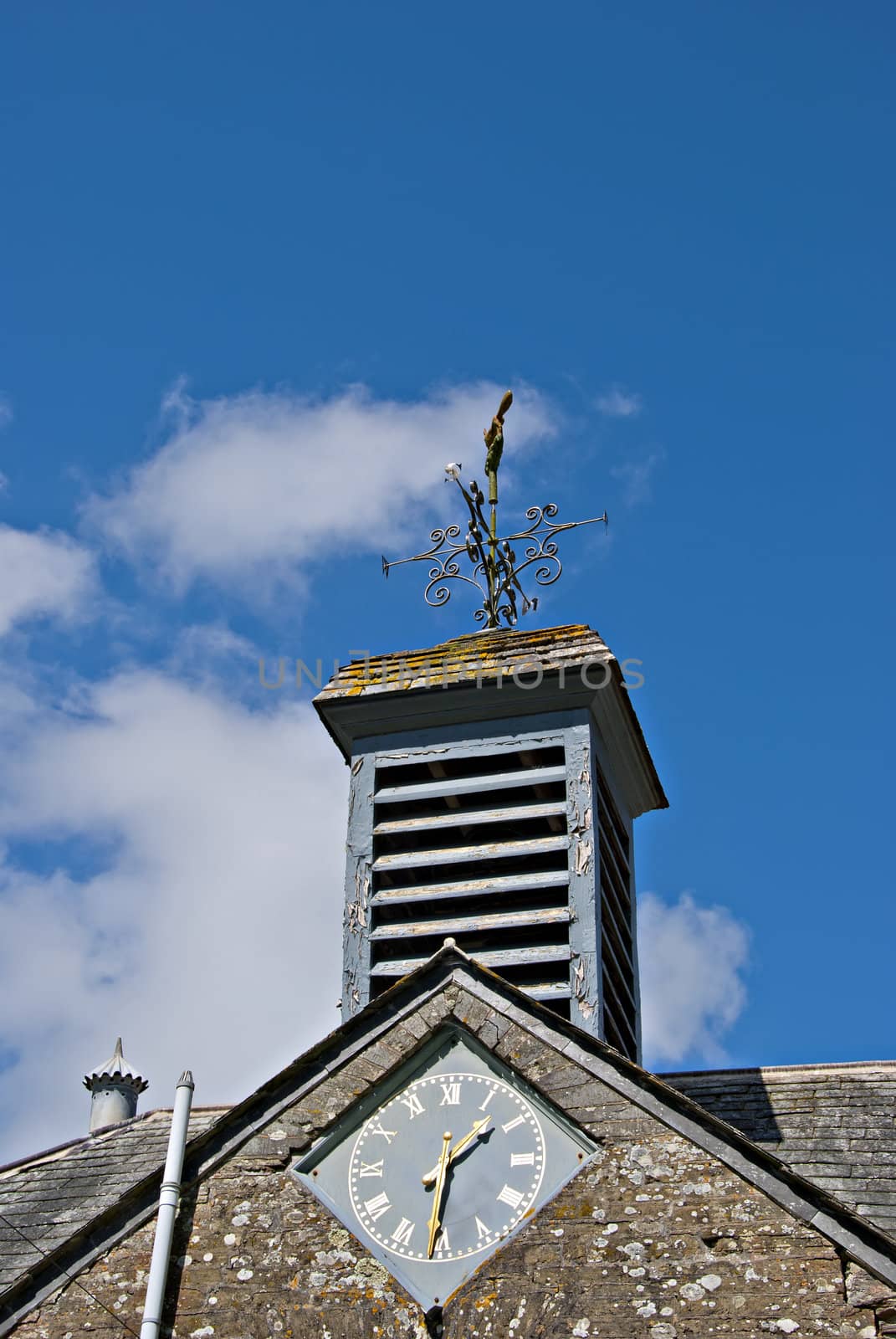 A Fox Weathervane and Clocktower