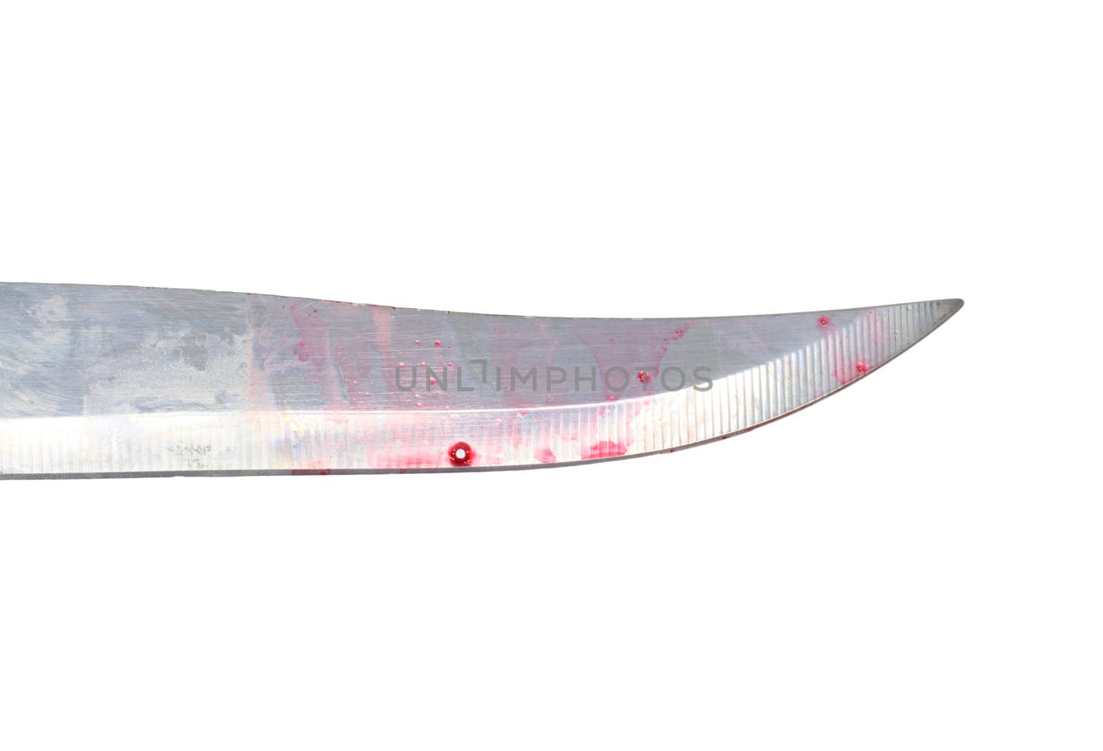 blade knife with blood stains