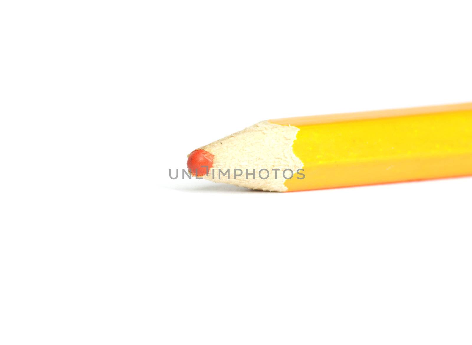 orange pencil. Macro by schankz
